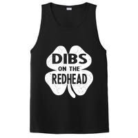 Dibs On The Redhead St PattyS Day Funny PatrickS Day PosiCharge Competitor Tank