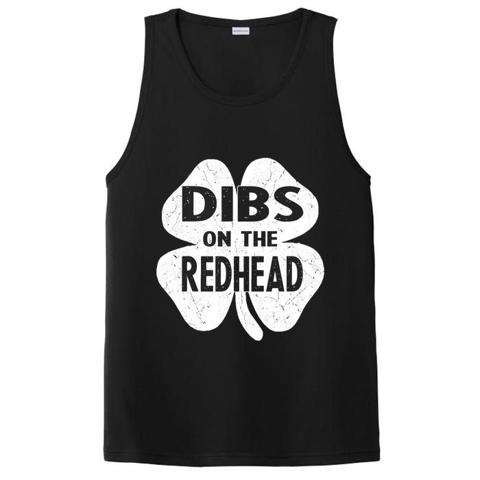 Dibs On The Redhead St PattyS Day Funny PatrickS Day PosiCharge Competitor Tank