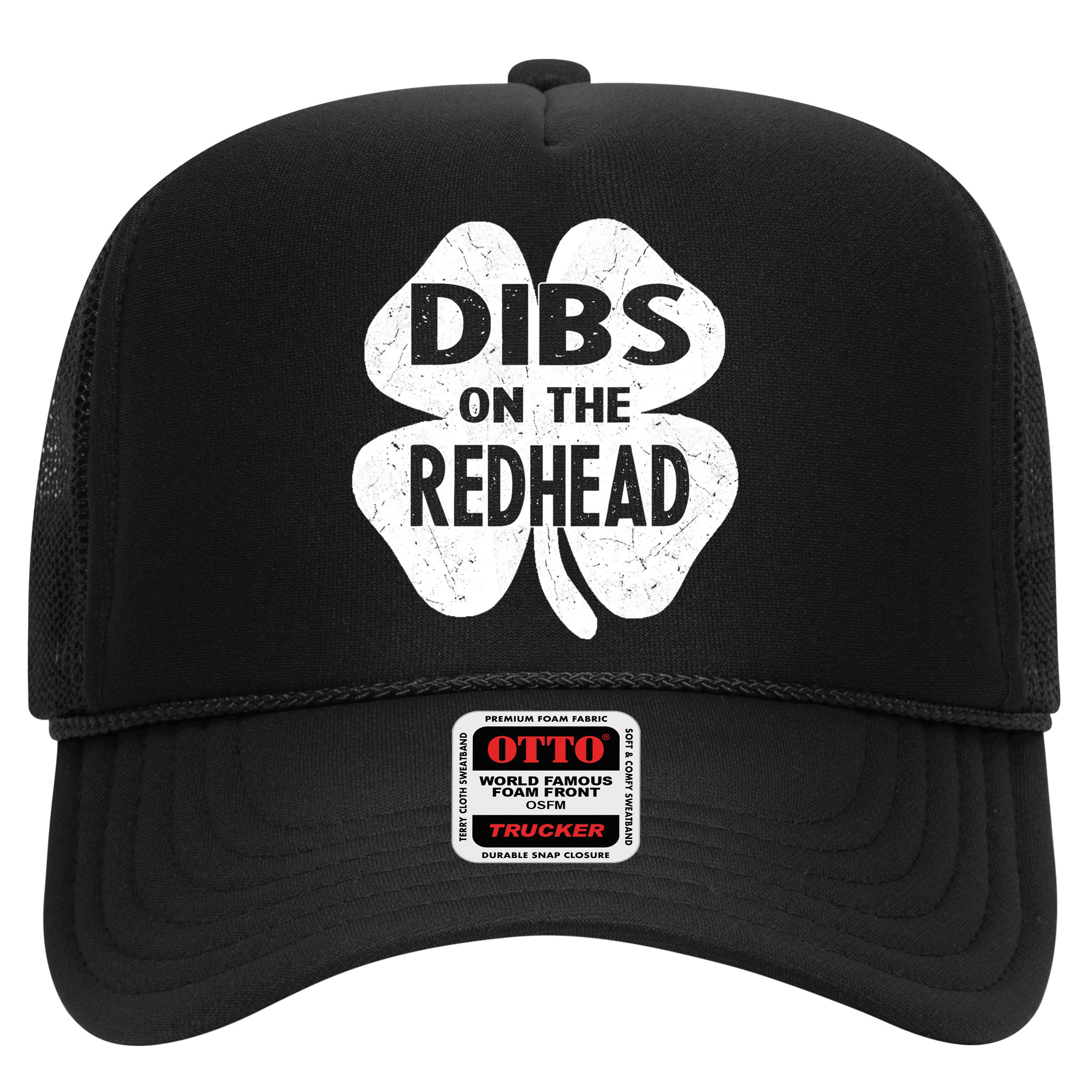 Dibs On The Redhead St PattyS Day Funny PatrickS Day Hat