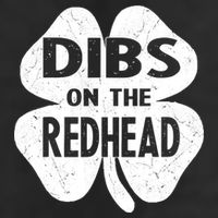 Dibs On The Redhead St PattyS Day Funny PatrickS Day Golf Towel