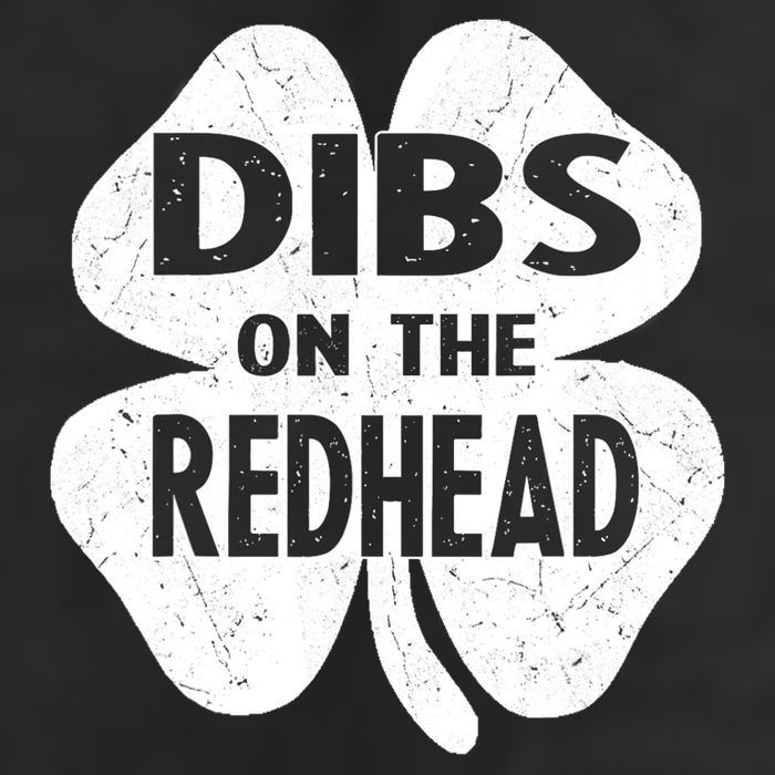 Dibs On The Redhead St PattyS Day Funny PatrickS Day Microfiber Hand Towel