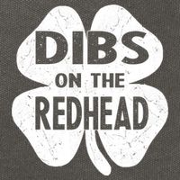 Dibs On The Redhead St PattyS Day Funny PatrickS Day Cotton Canvas Backpack