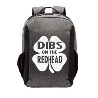 Dibs On The Redhead St PattyS Day Funny PatrickS Day Vector Backpack