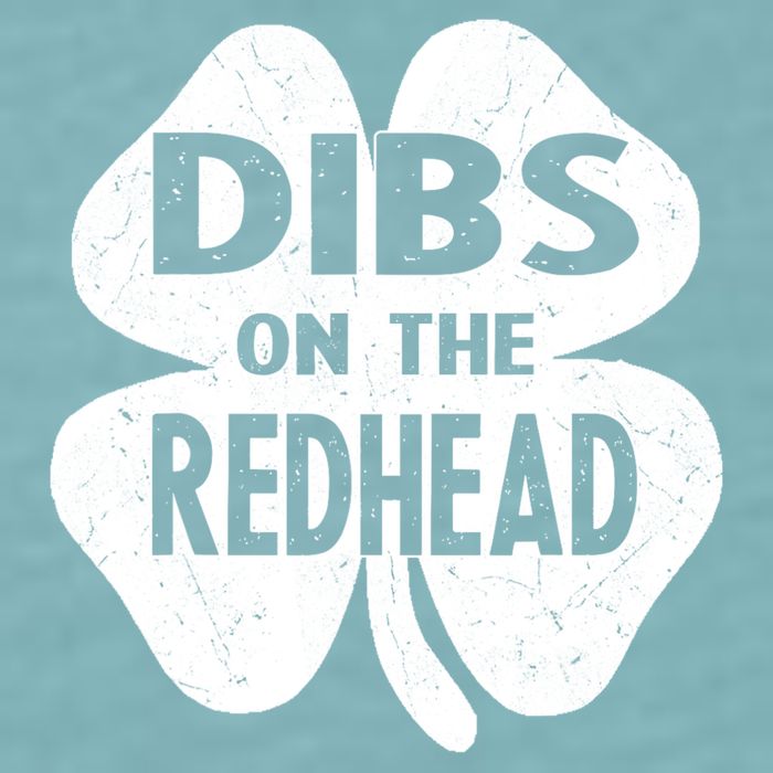 Dibs On The Redhead St PattyS Day Funny PatrickS Day Sueded Cloud Jersey T-Shirt
