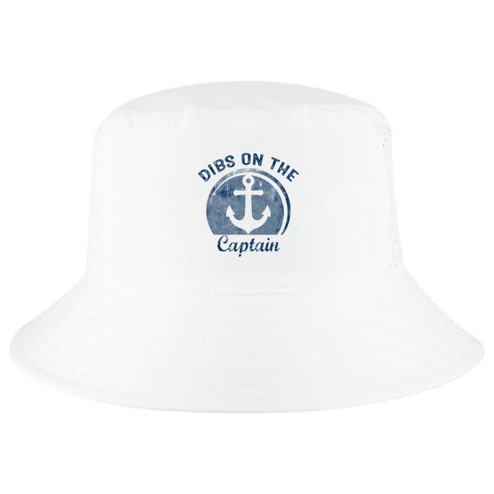Dibs On The Captain Funny Boating Boat Lover Cool Comfort Performance Bucket Hat