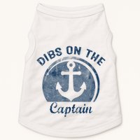 Dibs On The Captain Funny Boating Boat Lover Doggie Tank