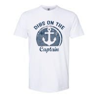 Dibs On The Captain Funny Boating Boat Lover Softstyle CVC T-Shirt