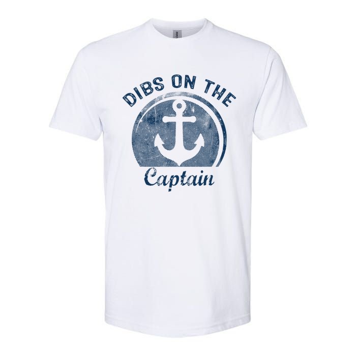 Dibs On The Captain Funny Boating Boat Lover Softstyle CVC T-Shirt