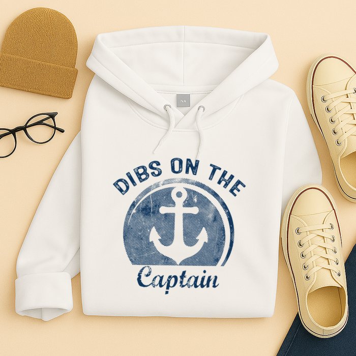 Dibs On The Captain Funny Boating Boat Lover Hoodie
