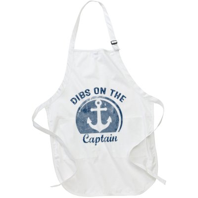 Dibs On The Captain Funny Boating Boat Lover Apron