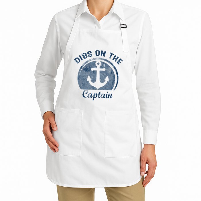 Dibs On The Captain Funny Boating Boat Lover Apron