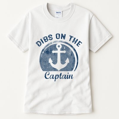 Dibs On The Captain Funny Boating Boat Lover Tall T-Shirt