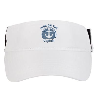 Dibs On The Captain Funny Boating Boat Lover Adult Drive Performance Visor