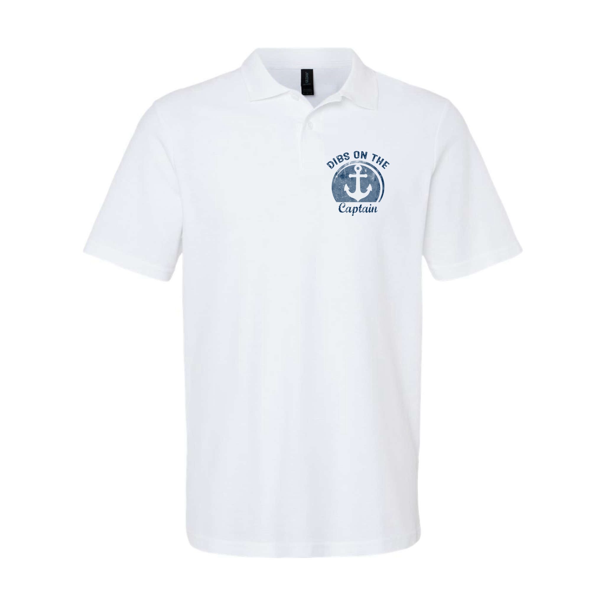 Dibs On The Captain Funny Boating Boat Lover Polo