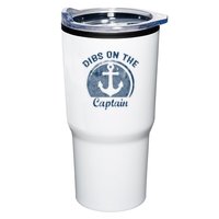 Dibs On The Captain Funny Boating Boat Lover Tumbler