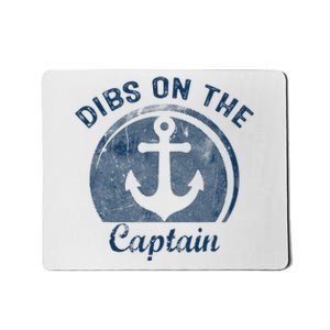 Dibs On The Captain Funny Boating Boat Lover Mousepad