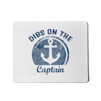 Dibs On The Captain Funny Boating Boat Lover Mousepad