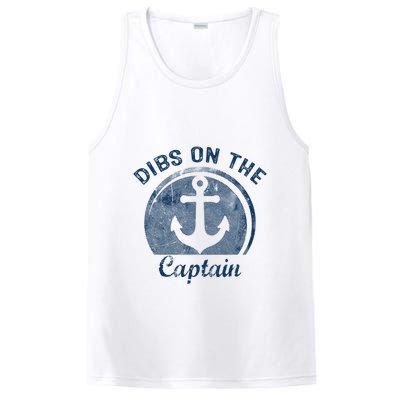 Dibs On The Captain Funny Boating Boat Lover PosiCharge Competitor Tank