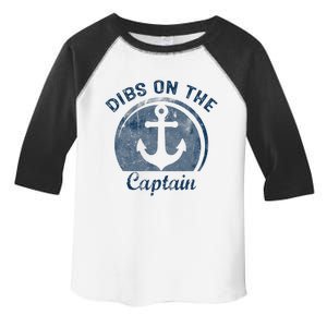 Dibs On The Captain Funny Boating Boat Lover Toddler Fine Jersey T-Shirt