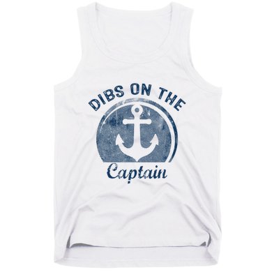 Dibs On The Captain Funny Boating Boat Lover Tank Top