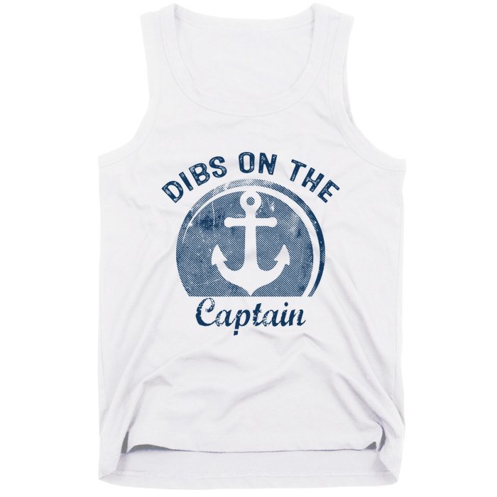 Dibs On The Captain Funny Boating Boat Lover Tank Top