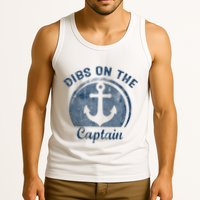 Dibs On The Captain Funny Boating Boat Lover Tank Top