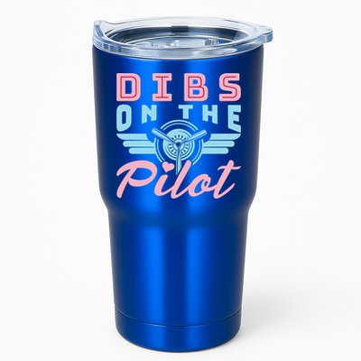 Dibs On The Pilot Air Wife Airplane Pilot Wife Gift Tumbler