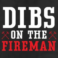 Dibs On The Fire Fire Rescue Firefighter Firefighting Gift Golf Towel