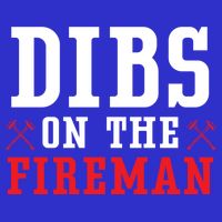 Dibs On The Fire Fire Rescue Firefighter Firefighting Gift V-Neck T-Shirt