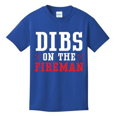 Dibs On The Fire Fire Rescue Firefighter Firefighting Gift Kids T-Shirt