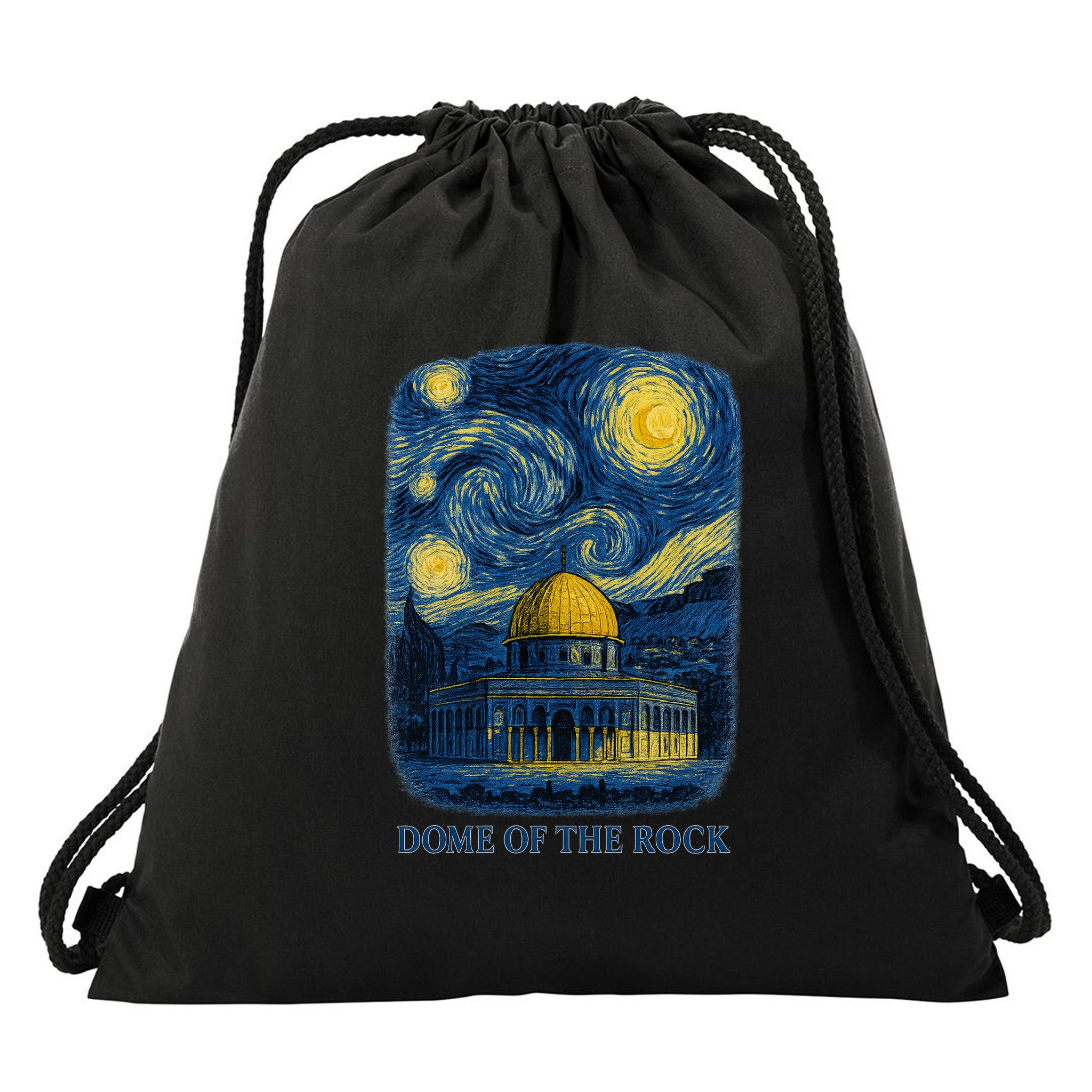Dome Of The Rock Drawstring Bag