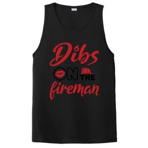 Dibs On The Fire Fire Wife Friend Firefighter Wife Meaningful Gift PosiCharge Competitor Tank