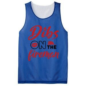 Dibs On The Fire Fire Wife Friend Firefighter Wife Meaningful Gift Mesh Reversible Basketball Jersey Tank