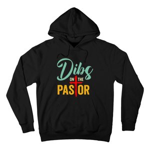 Dibs On The Pastor Funny Jesus Christian Cross Hoodie