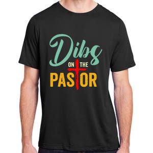 Dibs On The Pastor Funny Jesus Christian Cross Adult ChromaSoft Performance T-Shirt