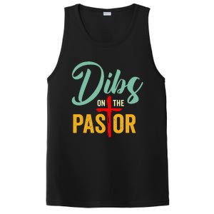 Dibs On The Pastor Funny Jesus Christian Cross PosiCharge Competitor Tank