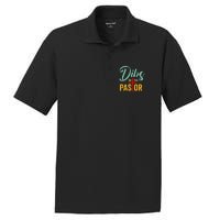 Dibs On The Pastor Funny Jesus Christian Cross PosiCharge RacerMesh Polo