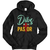 Dibs On The Pastor Funny Jesus Christian Cross Tie Dye Hoodie