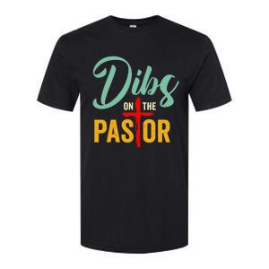 Dibs On The Pastor Funny Jesus Christian Cross Softstyle CVC T-Shirt