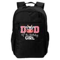 Dad of The Birthday Cow Family Cow Farm Matching Daily Commute Backpack