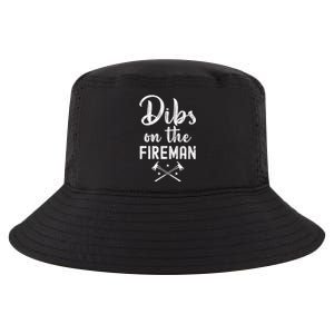 Dibs On The Fire Funny Fire Firefighter Graphic Gift Cool Comfort Performance Bucket Hat