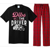 Dibs On The Driver Truckers Wife Girlfriend Trucking Trucks Pajama Set