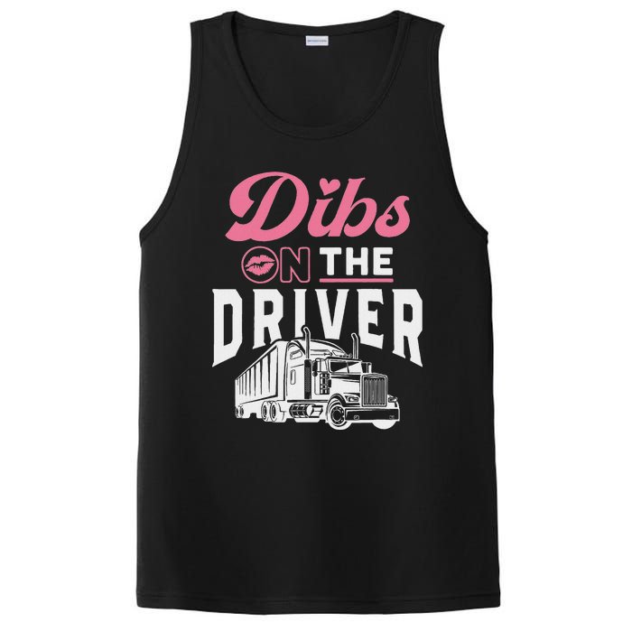 Dibs On The Driver Truckers Wife Girlfriend Trucking Trucks PosiCharge Competitor Tank