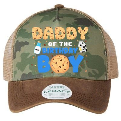 Daddy Of The Birthday Milk And Cookies 1st Birthday Legacy Tie Dye Trucker Hat