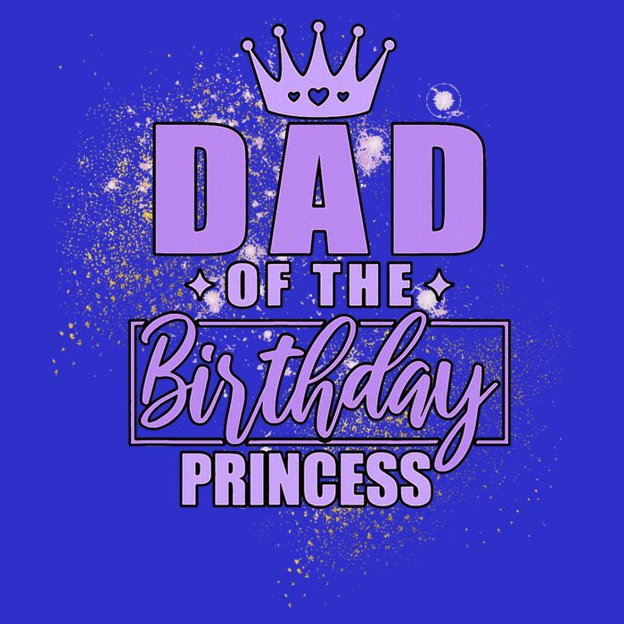 Dad Of The Birthday Princess Mesh Reversible Basketball Jersey Tank