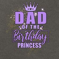Dad Of The Birthday Princess Cotton Canvas Backpack