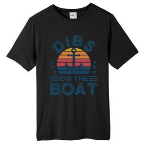 Dibs On The Boat Boats Boating Gift Tall Fusion ChromaSoft Performance T-Shirt