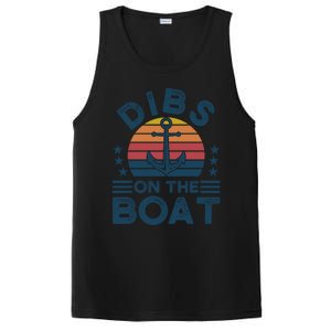 Dibs On The Boat Boats Boating Gift PosiCharge Competitor Tank