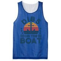 Dibs On The Boat Boats Boating Gift Mesh Reversible Basketball Jersey Tank