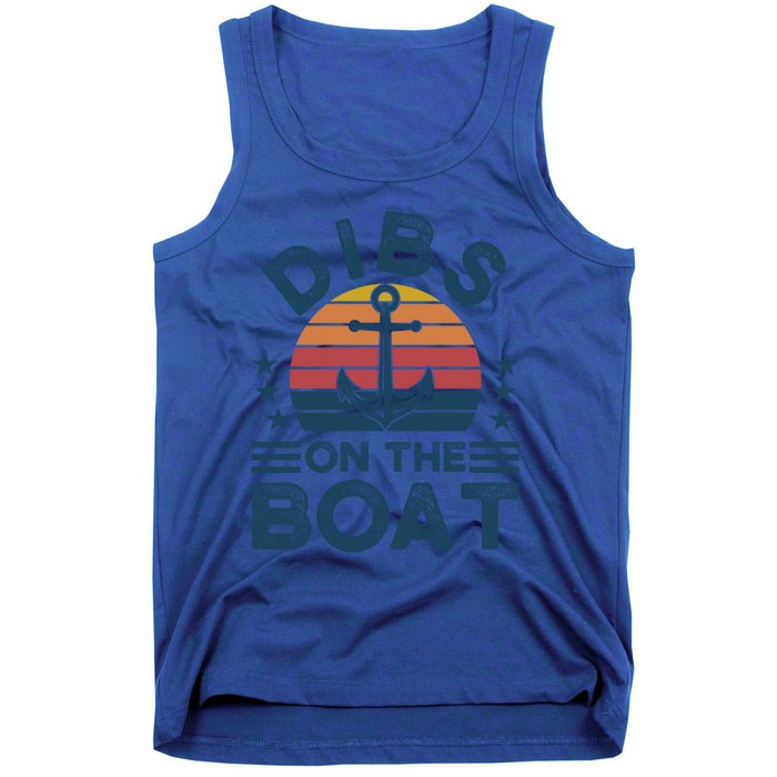 Dibs On The Boat Boats Boating Gift Tank Top